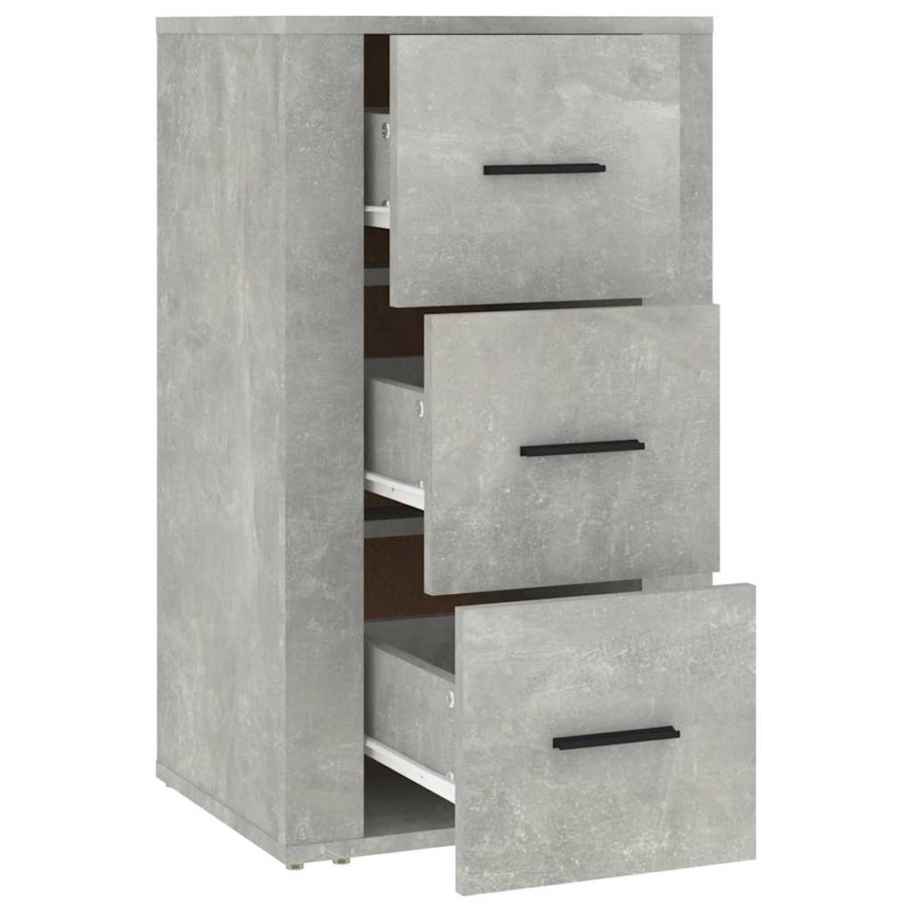 vidaXL Sideboard Concrete Grey 40x33x70 cm Engineered Wood 4