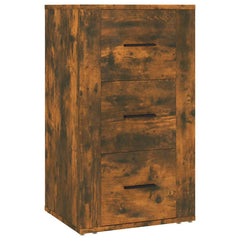 vidaXL Sideboard Smoked Oak 40x33x70 cm Engineered Wood 2