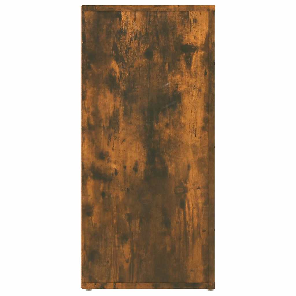 vidaXL Sideboard Smoked Oak 40x33x70 cm Engineered Wood 5