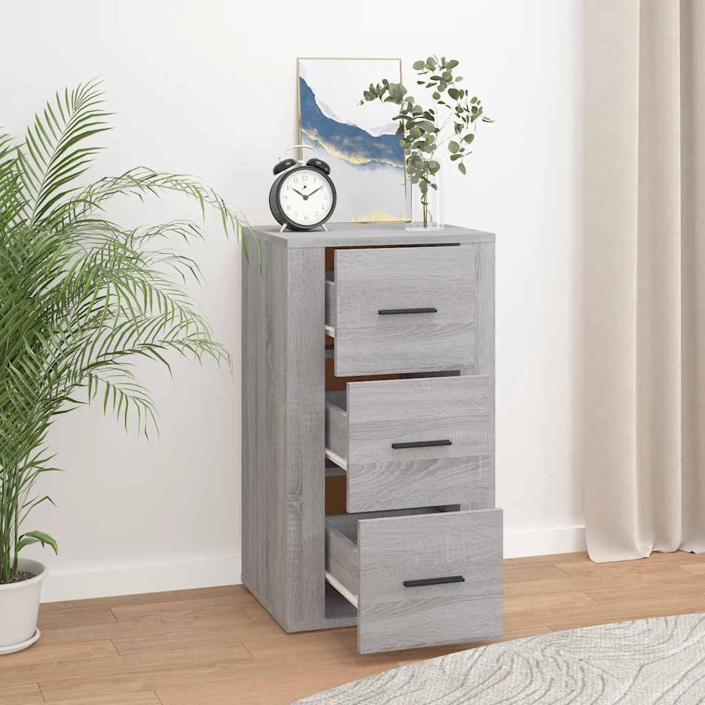 vidaXL Sideboard Grey Sonoma 40x33x70 cm Engineered Wood 3