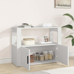 vidaXL Sideboard | White | Engineered wood | Medium | Sideboard | Rectangular 3