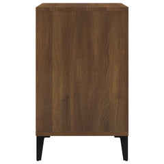 vidaXL Shoe Cabinet Brown Oak 102x36x60 cm Engineered Wood 4
