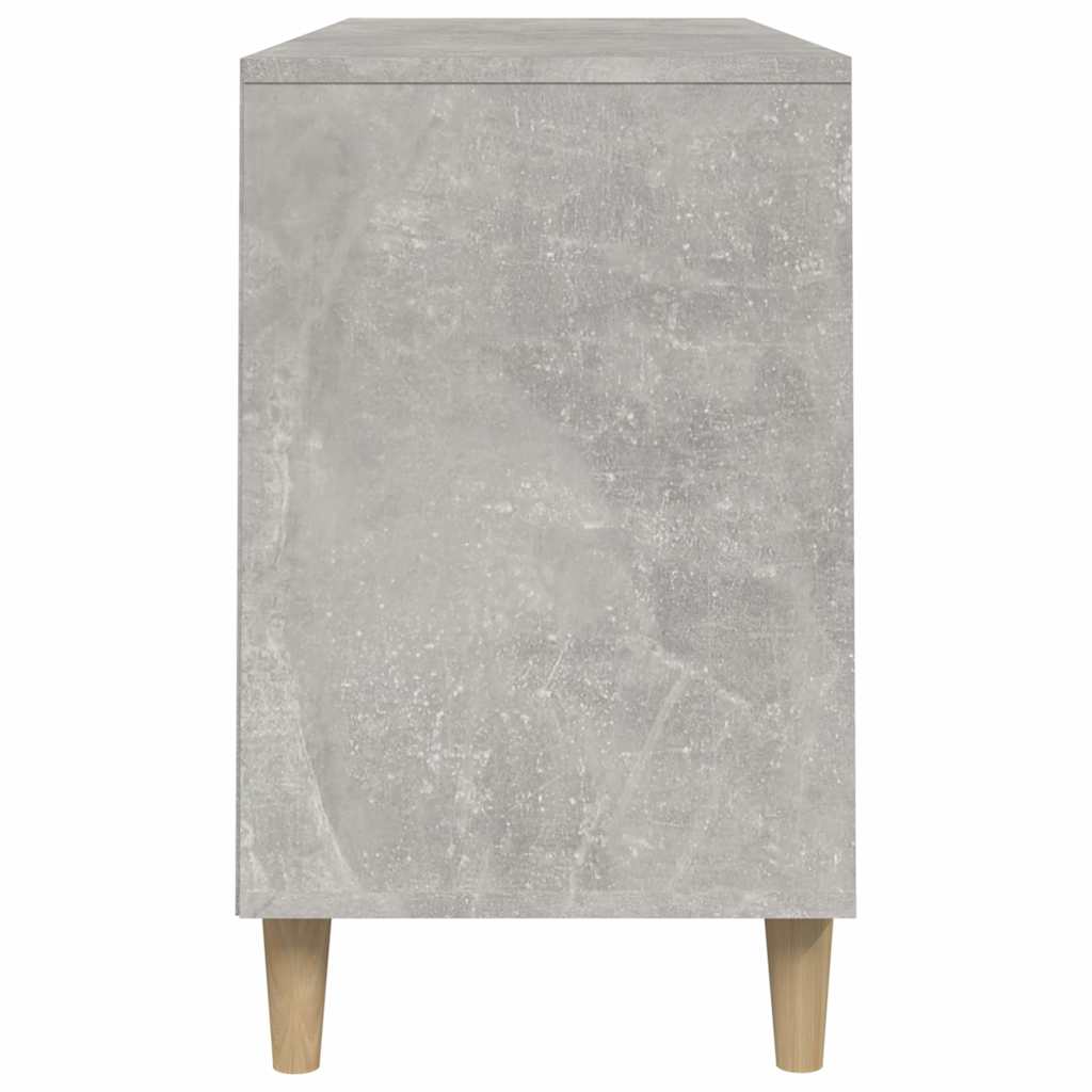 vidaXL Shoe Cabinet Concrete Grey 102x36x60 cm Engineered Wood 6