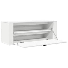 vidaXL Wall Shoe Cabinet White 100x35x38 cm Engineered Wood 6