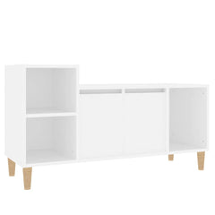 vidaXL TV Cabinet White 100x35x55 cm Engineered Wood 2