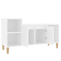 vidaXL TV Cabinet White 100x35x55 cm Engineered Wood 6