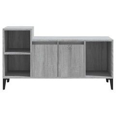 vidaXL TV Cabinet Grey Sonoma 100x35x55 cm Engineered Wood 5