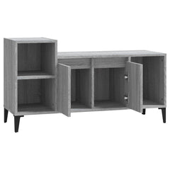 vidaXL TV Cabinet Grey Sonoma 100x35x55 cm Engineered Wood 6