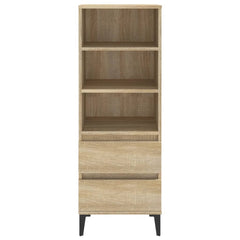 vidaXL Highboard Sonoma Oak 40x36x110 cm Engineered Wood 3