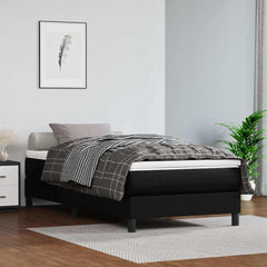vidaXL Box Spring Bed Frame Single Faux Leather