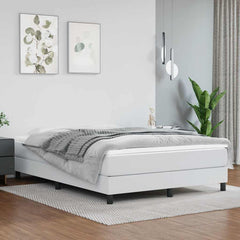 vidaXL Box Spring Bed Frame Single Faux Leather