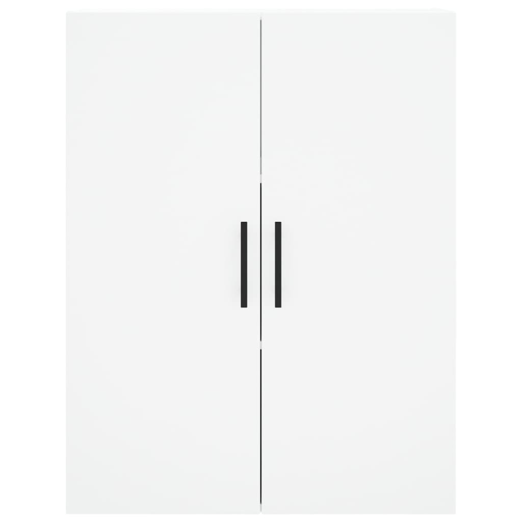Highboard 69.5x34x180 cm Engineered Wood 1 Wood Door 3 Drawers White