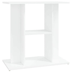 vidaXL Aquarium Stand White 60x30x60 cm Engineered Wood 2