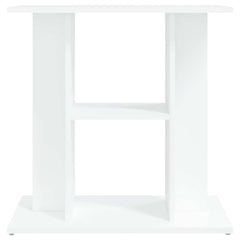 vidaXL Aquarium Stand White 60x30x60 cm Engineered Wood 5