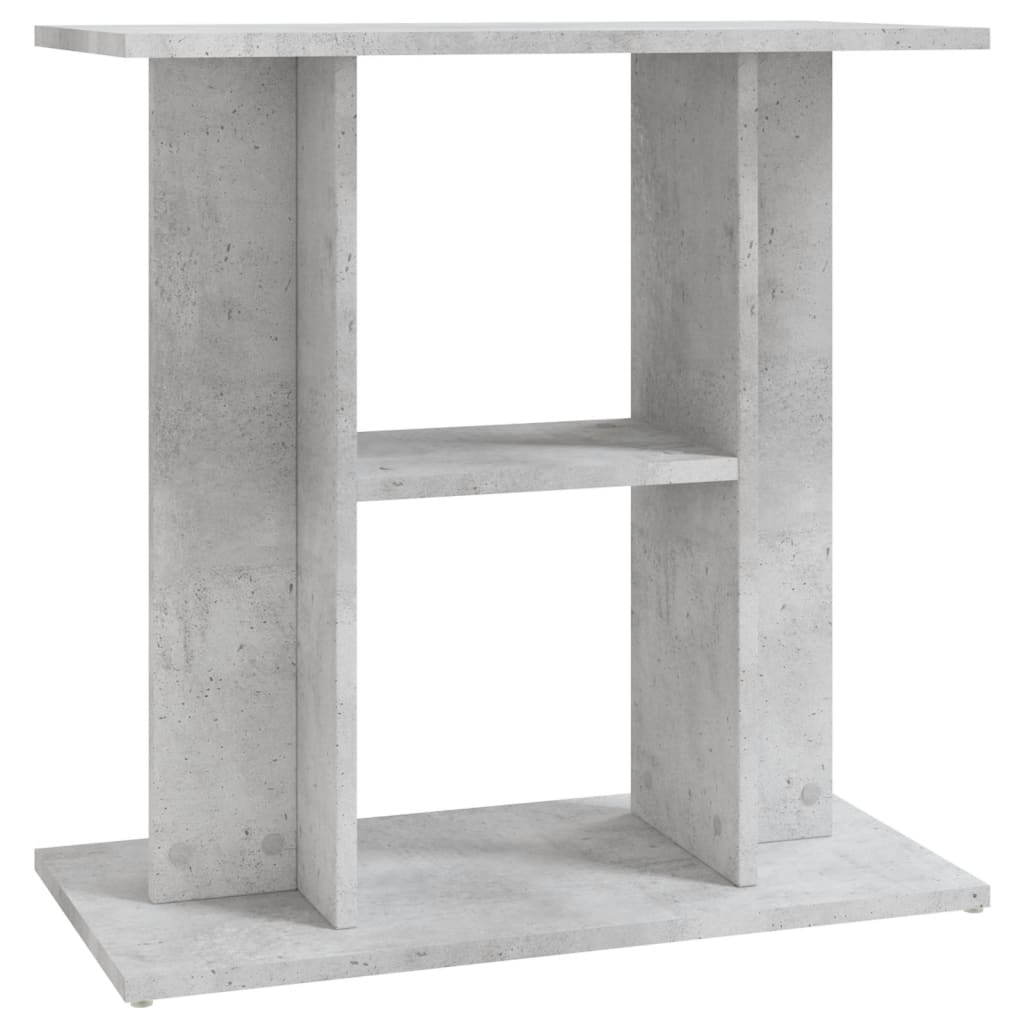 vidaXL Aquarium Stand Concrete Grey 60x30x60 cm Engineered Wood 2