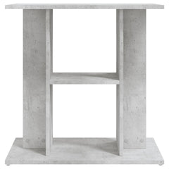 vidaXL Aquarium Stand Concrete Grey 60x30x60 cm Engineered Wood 4