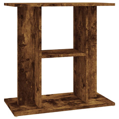 Aquarium Stand Smoked Oak Engineered Wood, image 2