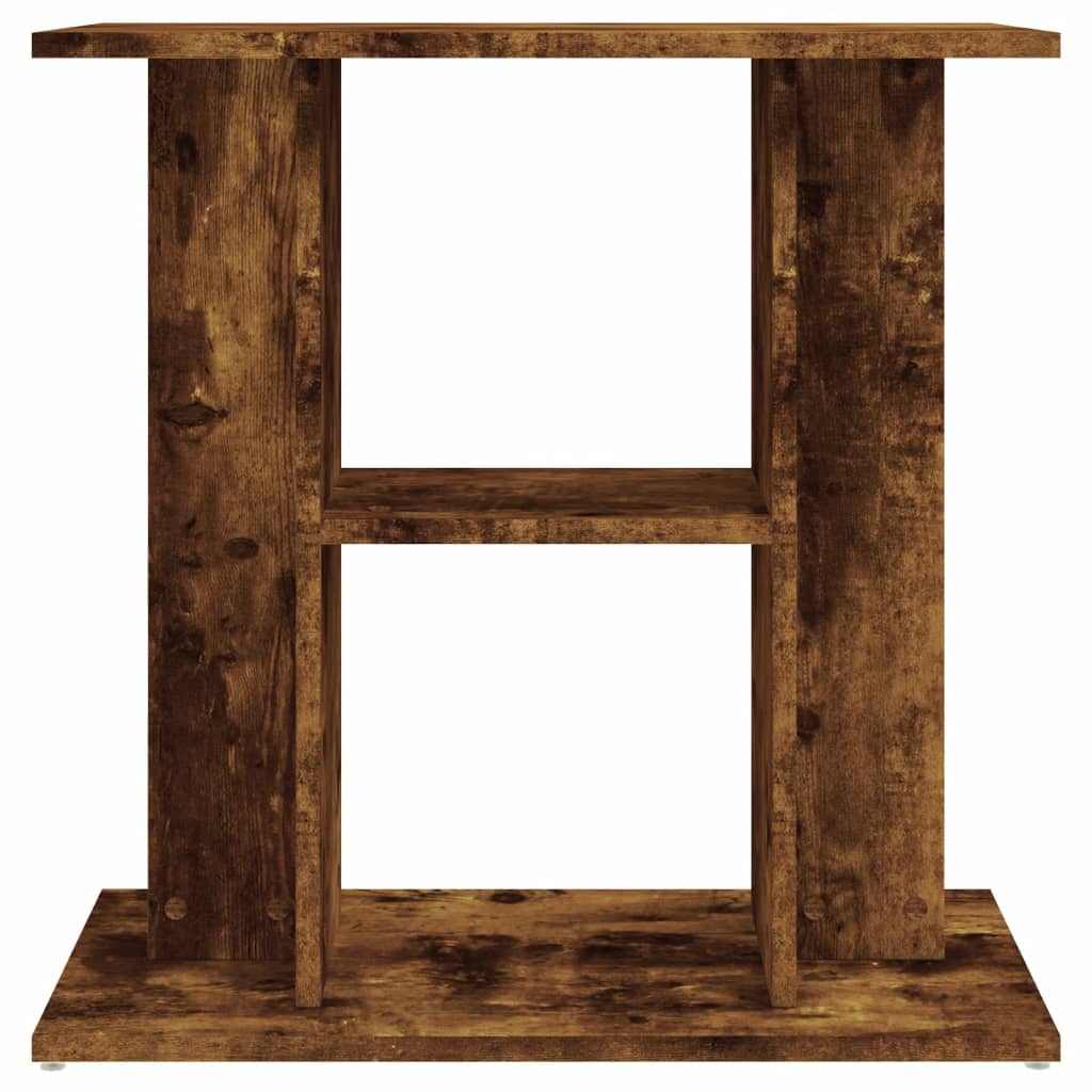 Aquarium Stand Smoked Oak Engineered Wood, image 3
