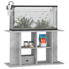 vidaXL Aquarium Stand Concrete Grey 100x40x60 cm Engineered Wood 3