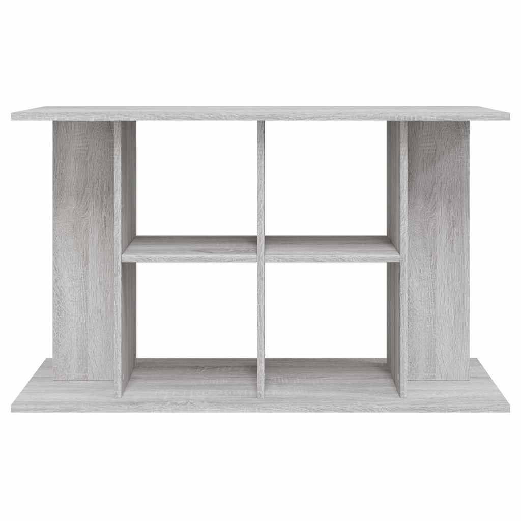 vidaXL Aquarium Stand Grey Sonoma 100x40x60 cm Engineered Wood 4