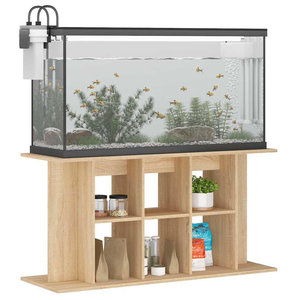vidaXL Aquarium Stand Sonoma Oak 120x40x60 cm Engineered Wood 3
