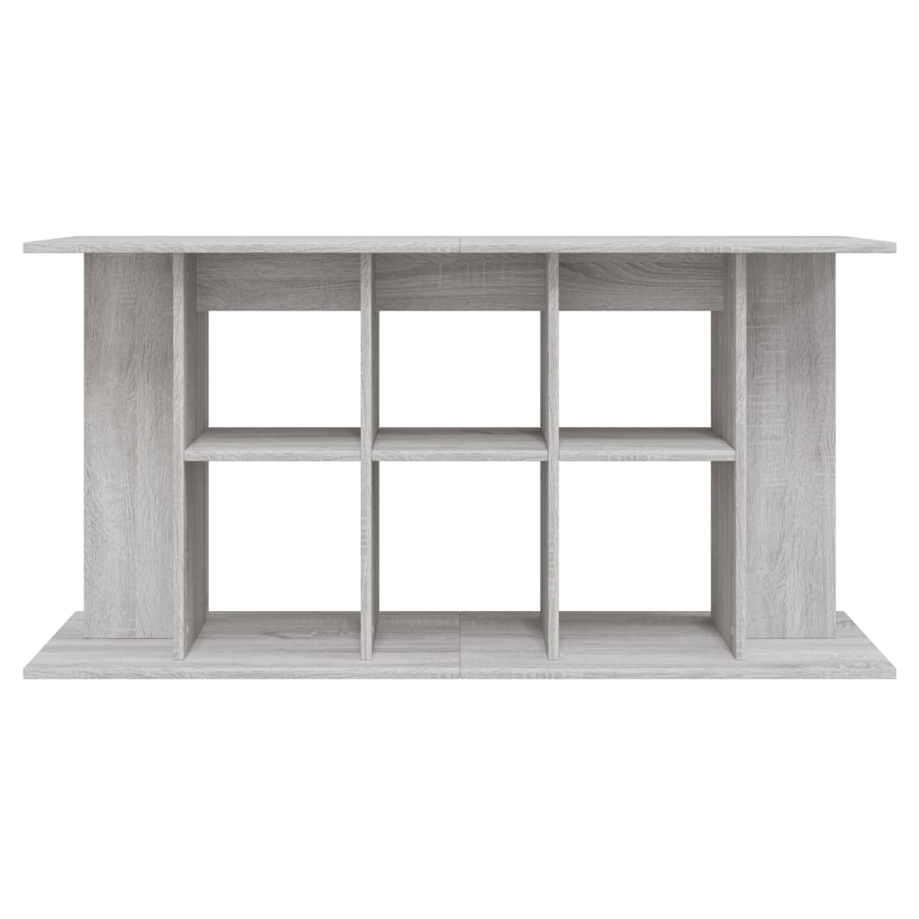 vidaXL Aquarium Stand Grey Sonoma 120x40x60 cm Engineered Wood 4