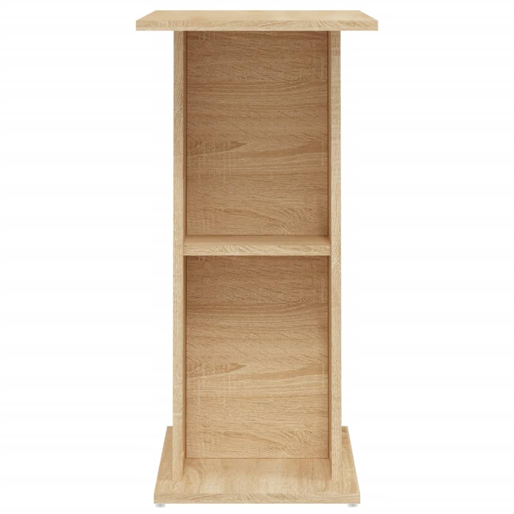 vidaXL Aquarium Stand Sonoma Oak 60.5x36x72.5 cm Engineered Wood 5