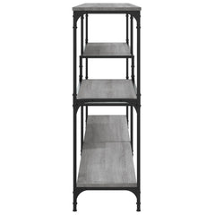 vidaXL Console Table Grey Sonoma 160x32x95 cm Engineered Wood 5