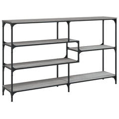 vidaXL Console Table Grey Sonoma 160x32x95 cm Engineered Wood 6