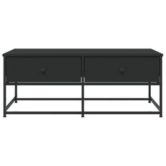 vidaXL Coffee Table Black 100x51x40 cm Engineered Wood 6