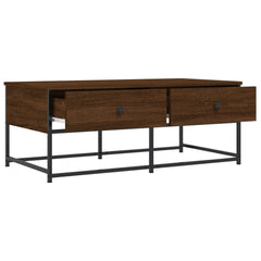 vidaXL Coffee Table Brown Oak 100x51x40 cm Engineered Wood 5