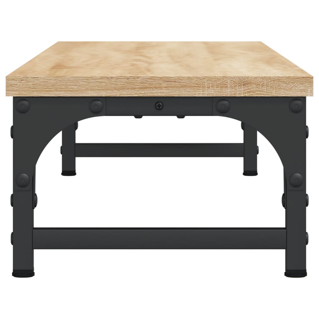 vidaXL Monitor Stand Sonoma Oak 85x23x15.5 cm Engineered Wood 5