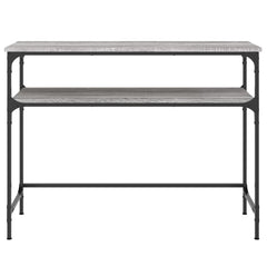 vidaXL Console Table Grey Sonoma 100x35.5x75 cm Engineered Wood 4