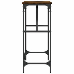 vidaXL Console Table Smoked Oak 100x32x75 cm Engineered Wood 5
