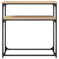vidaXL Console Table Sonoma Oak 75x35.5x75 cm Engineered Wood 4