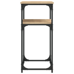 vidaXL Console Table Sonoma Oak 75x35.5x75 cm Engineered Wood 5