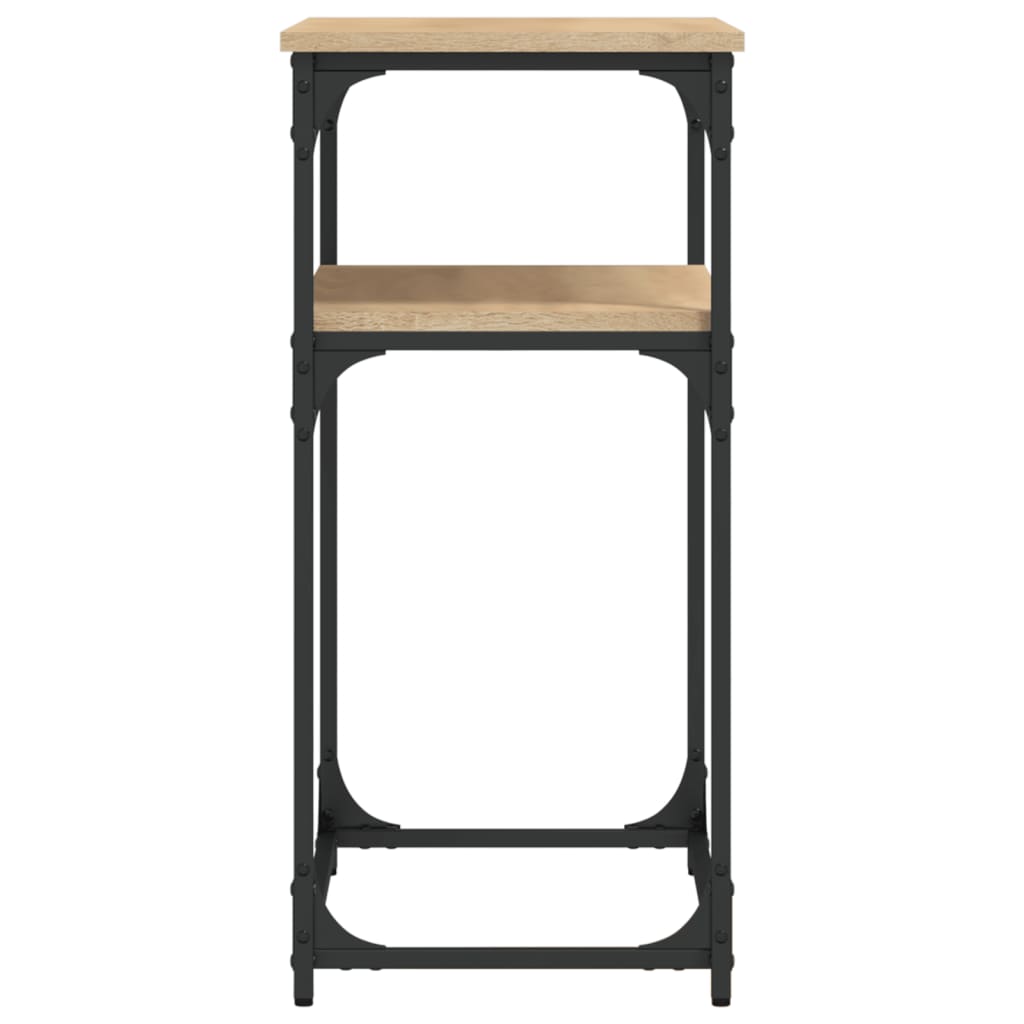 vidaXL Console Table Sonoma Oak 75x35.5x75 cm Engineered Wood 5