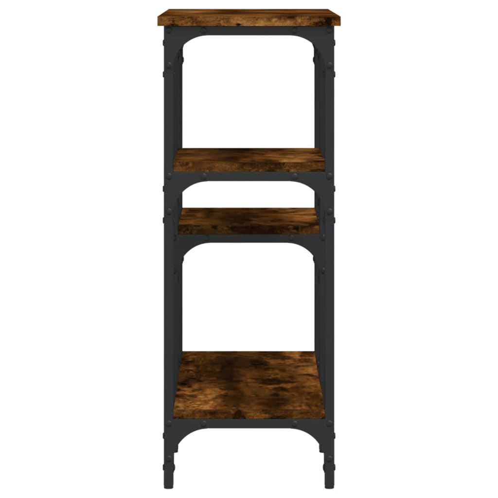 vidaXL Console Table Smoked Oak 80x29x75 cm Engineered Wood 5