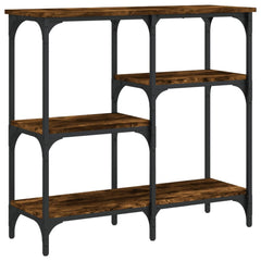 vidaXL Console Table Smoked Oak 80x29x75 cm Engineered Wood 4