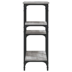vidaXL Console Table Grey Sonoma 80x29x75 cm Engineered Wood 5