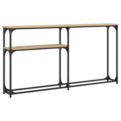 vidaXL Console Table Sonoma Oak 145x22,5x75 cm Engineered Wood 2