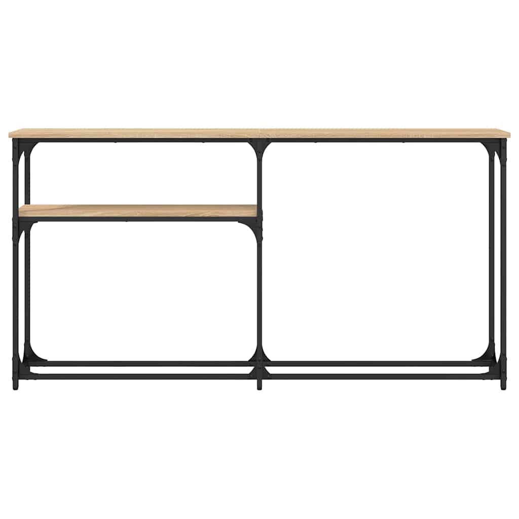 vidaXL Console Table Sonoma Oak 145x22,5x75 cm Engineered Wood 4