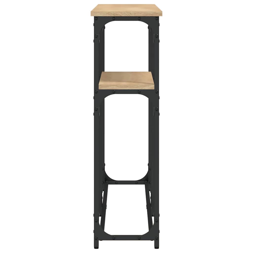 vidaXL Console Table Sonoma Oak 145x22,5x75 cm Engineered Wood 5