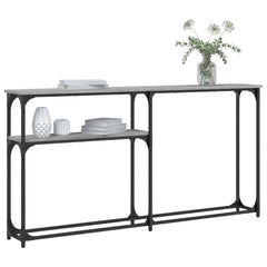 vidaXL Console Table Grey Sonoma 145x22,5x75 cm Engineered Wood 6