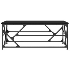 vidaXL Coffee Table Black 100x50x40 cm Engineered Wood 4