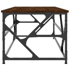 vidaXL Coffee Table Brown Oak 100x50x40 cm Engineered Wood 5