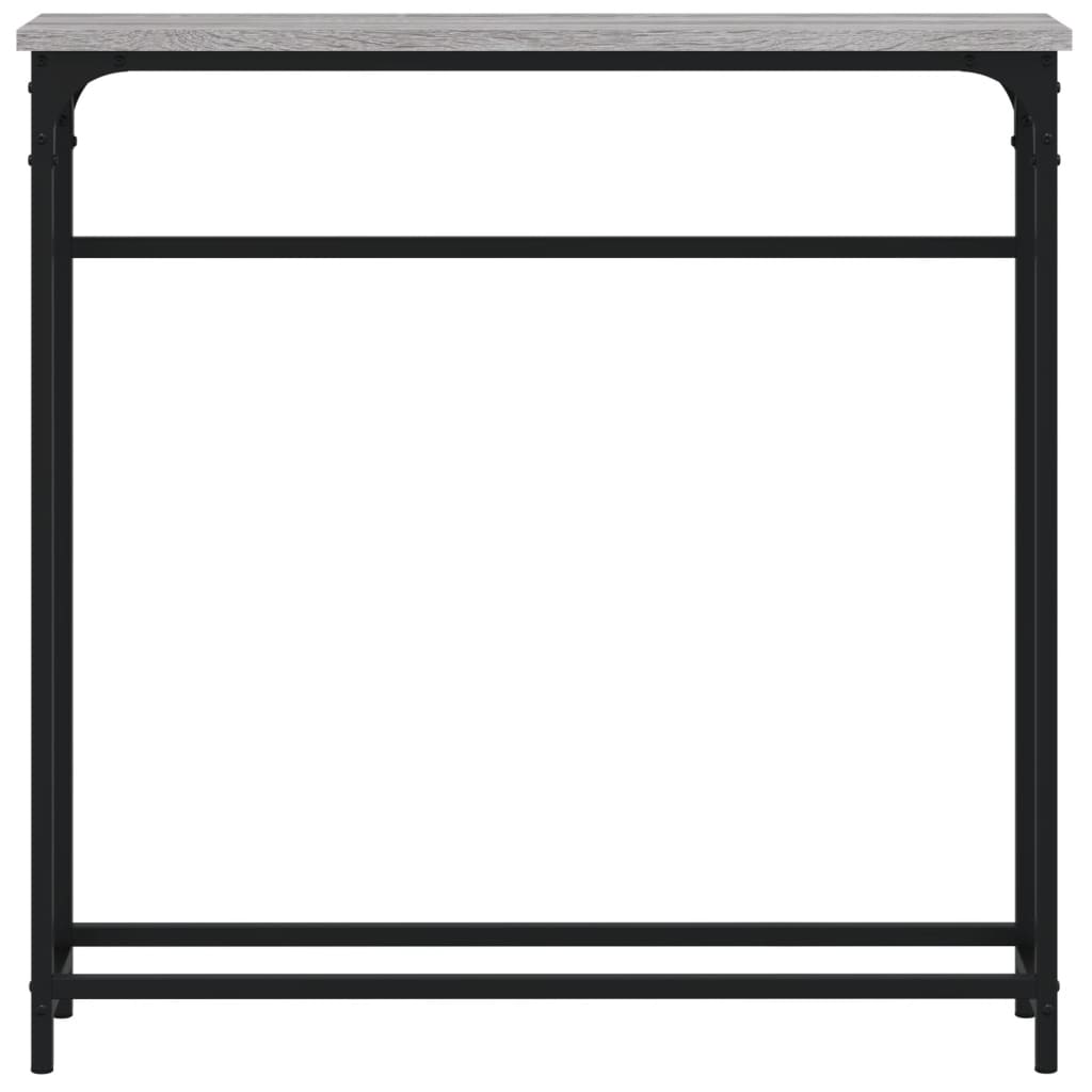vidaXL Console Table | Grey sonoma | Engineered wood | Narrow | Adjustable Feet 4