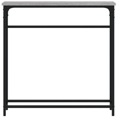 vidaXL Console Table | Grey sonoma | Engineered wood | Narrow | Adjustable Feet 4