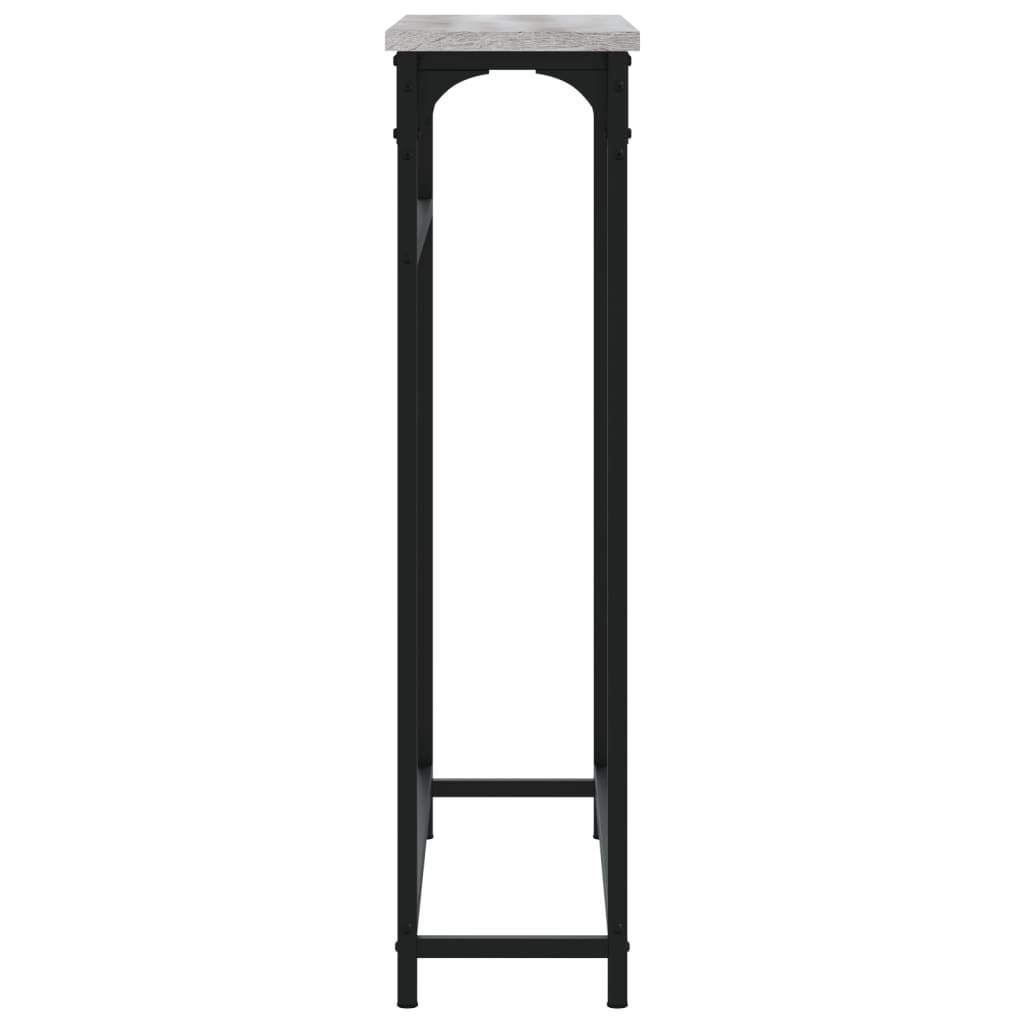 vidaXL Console Table | Grey sonoma | Engineered wood | Narrow | Adjustable Feet 5