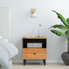 vidaXL Bedside Cabinet 40x33x46 cm Solid Wood Acacia 3